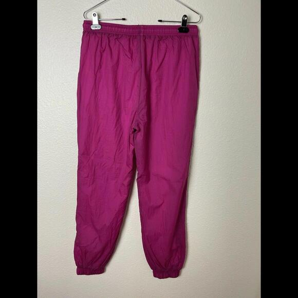 American Apparel Metallic Pink Disco Windsuit Pants Size Medium Nylon - Picture 6 of 8